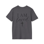 I Am Loved Christian T-Shirt — Inspirational Faith Tee with Cross