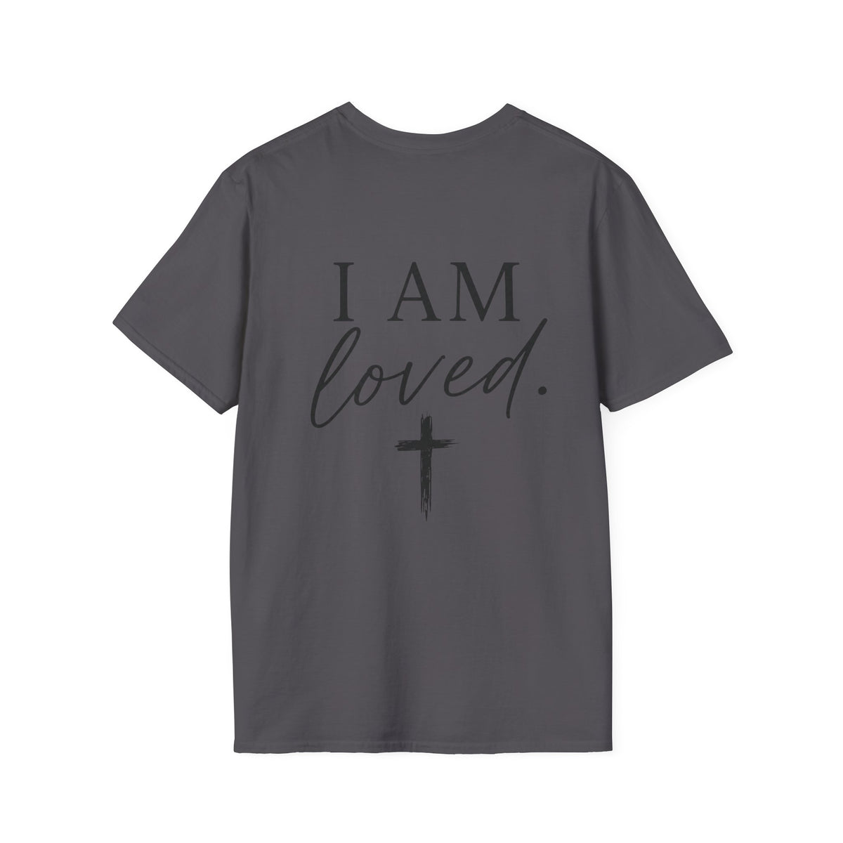 I Am Loved Christian T-Shirt — Inspirational Faith Tee with Cross