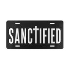 Sanctified Vanity Plate — Religious Inspirational License Plate