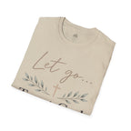 Trust God Christian T-Shirt – "Let Go… Trust God" Inspirational Tee