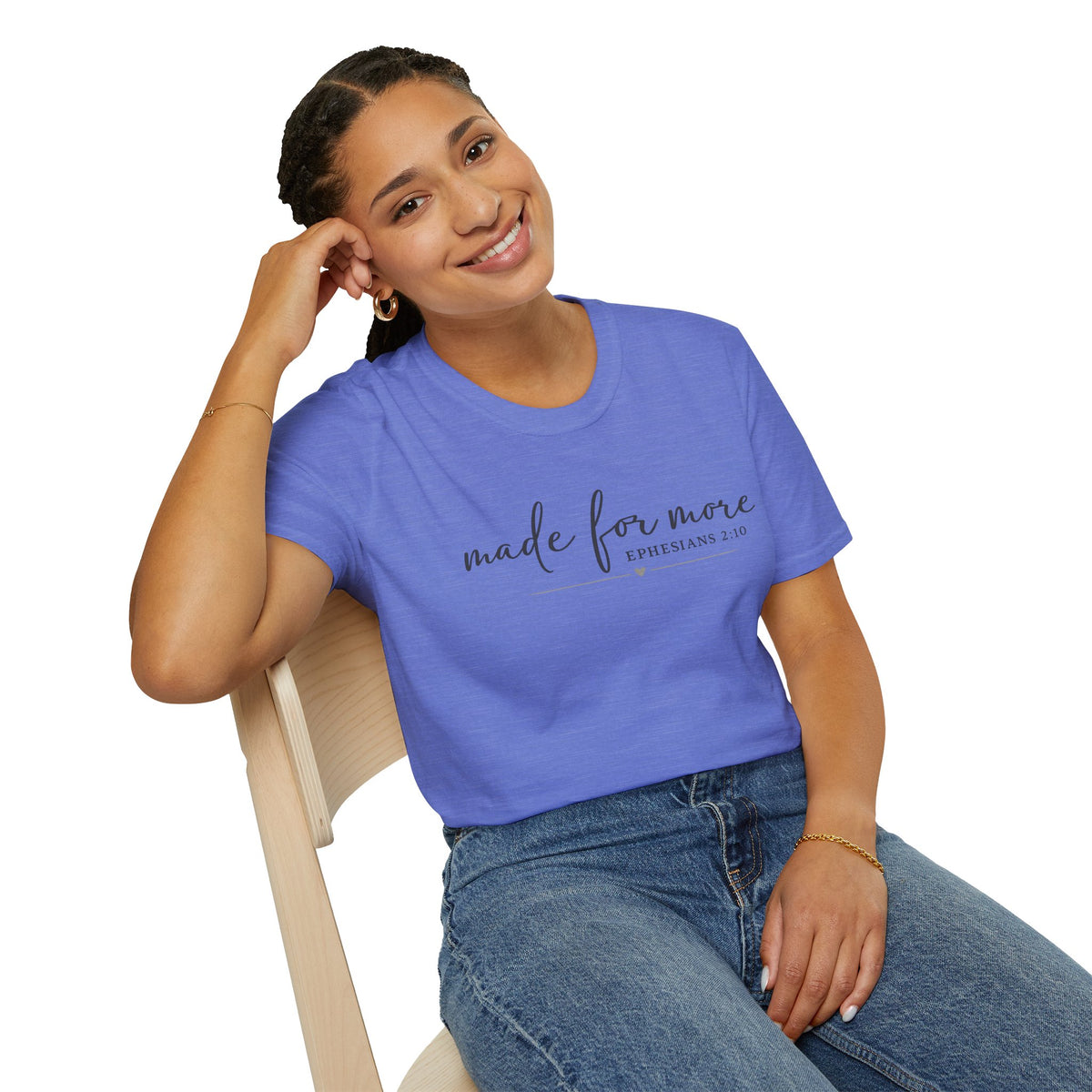 Made For More Christian T-Shirt | Minimalist Faith Graphic Tee
