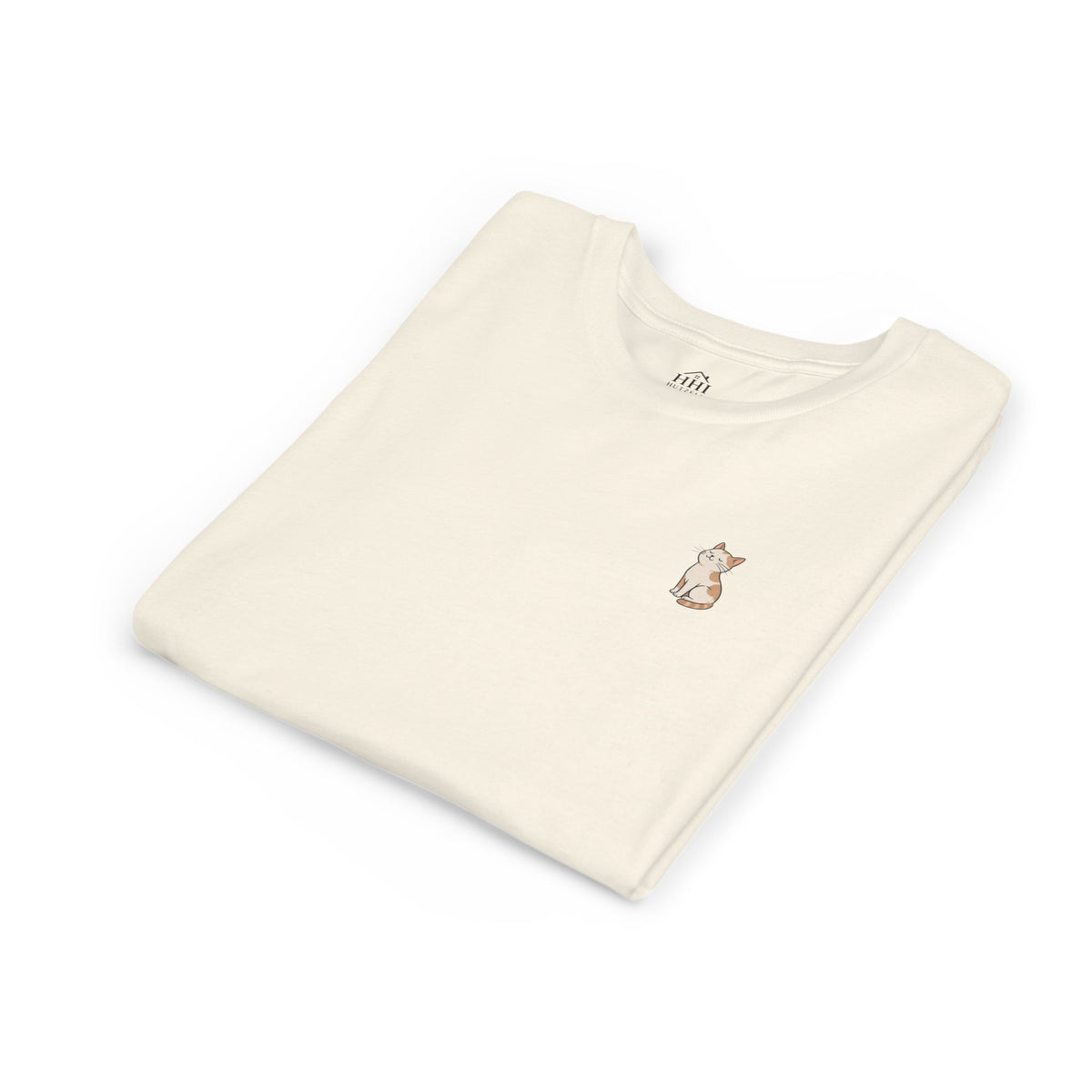 Youth Tee — "Paws and Prayers" Cat Graphic