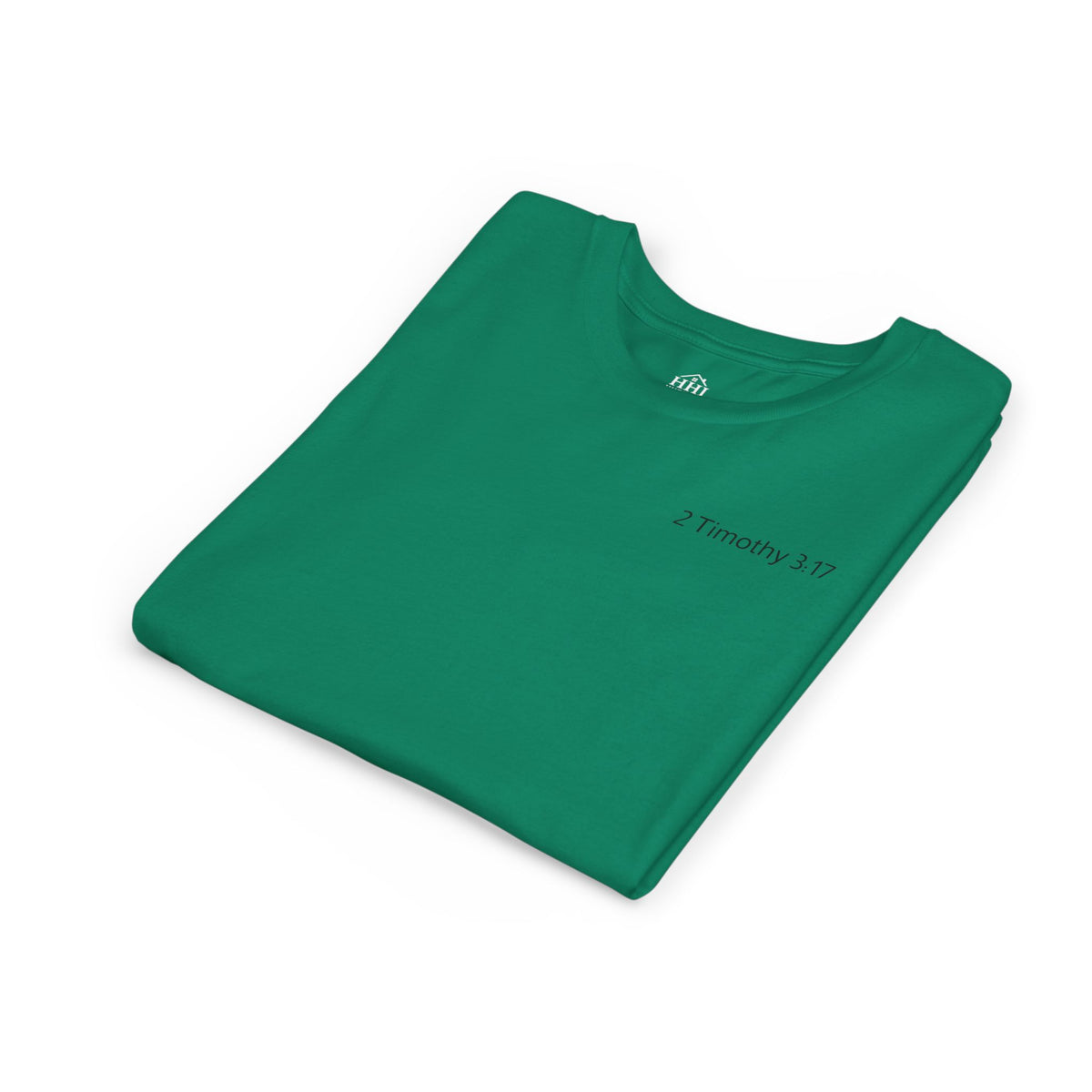 Equipped Youth Tee – Christian Kids T-Shirt with Cross & 2 Timothy 3:17