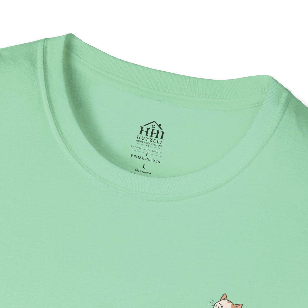 Cat 'Paws and Prayers' T-Shirt — Cute Christian Cat Graphic Tee