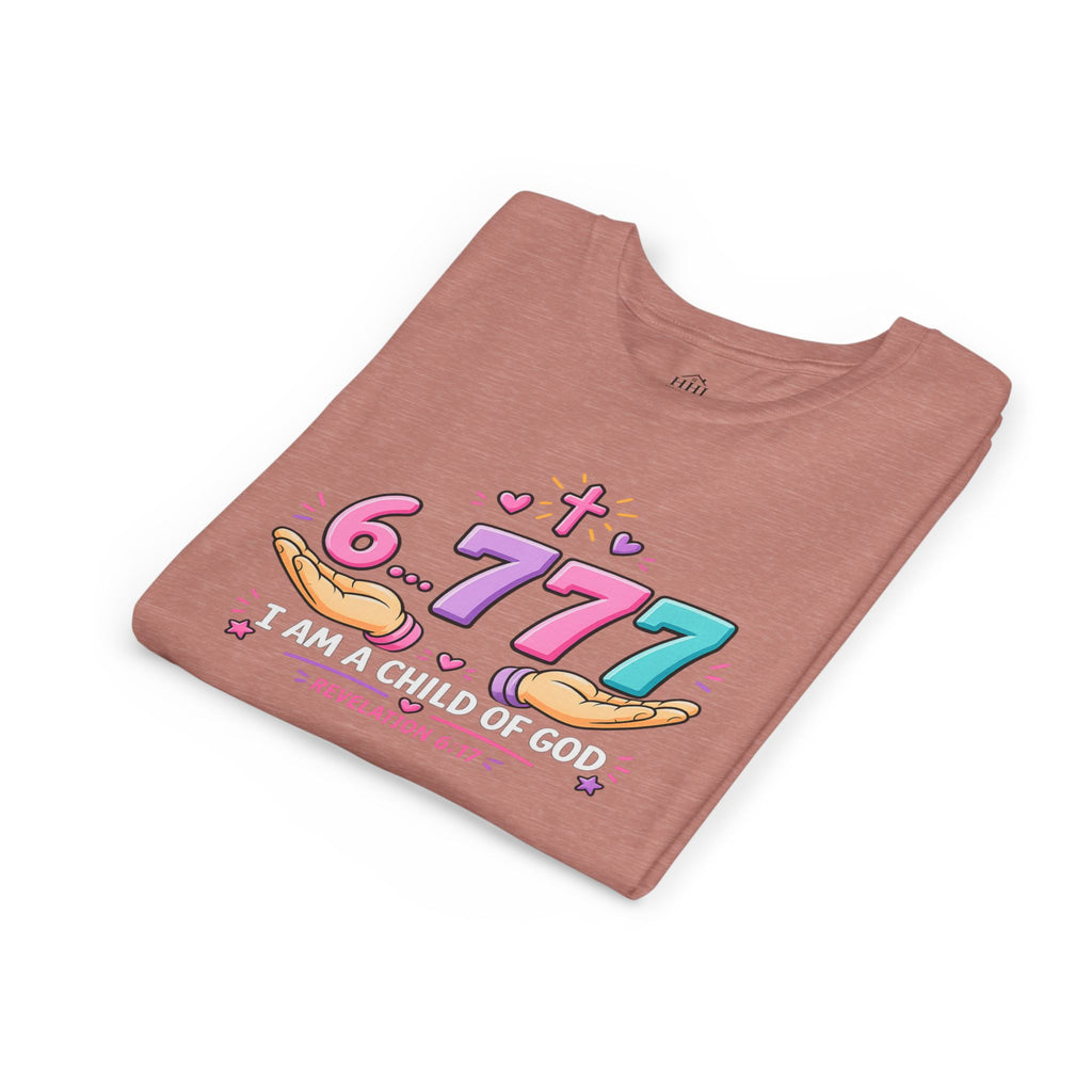 Youth 6...777 | "I am a child of God" Christian Tee