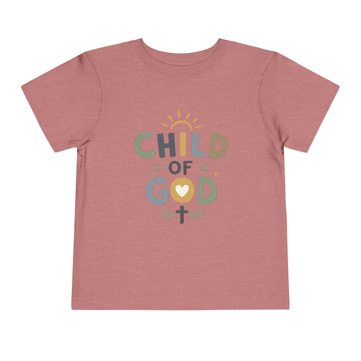 Child of God Toddler Tee — Cute Faith-Based Baby Shirt