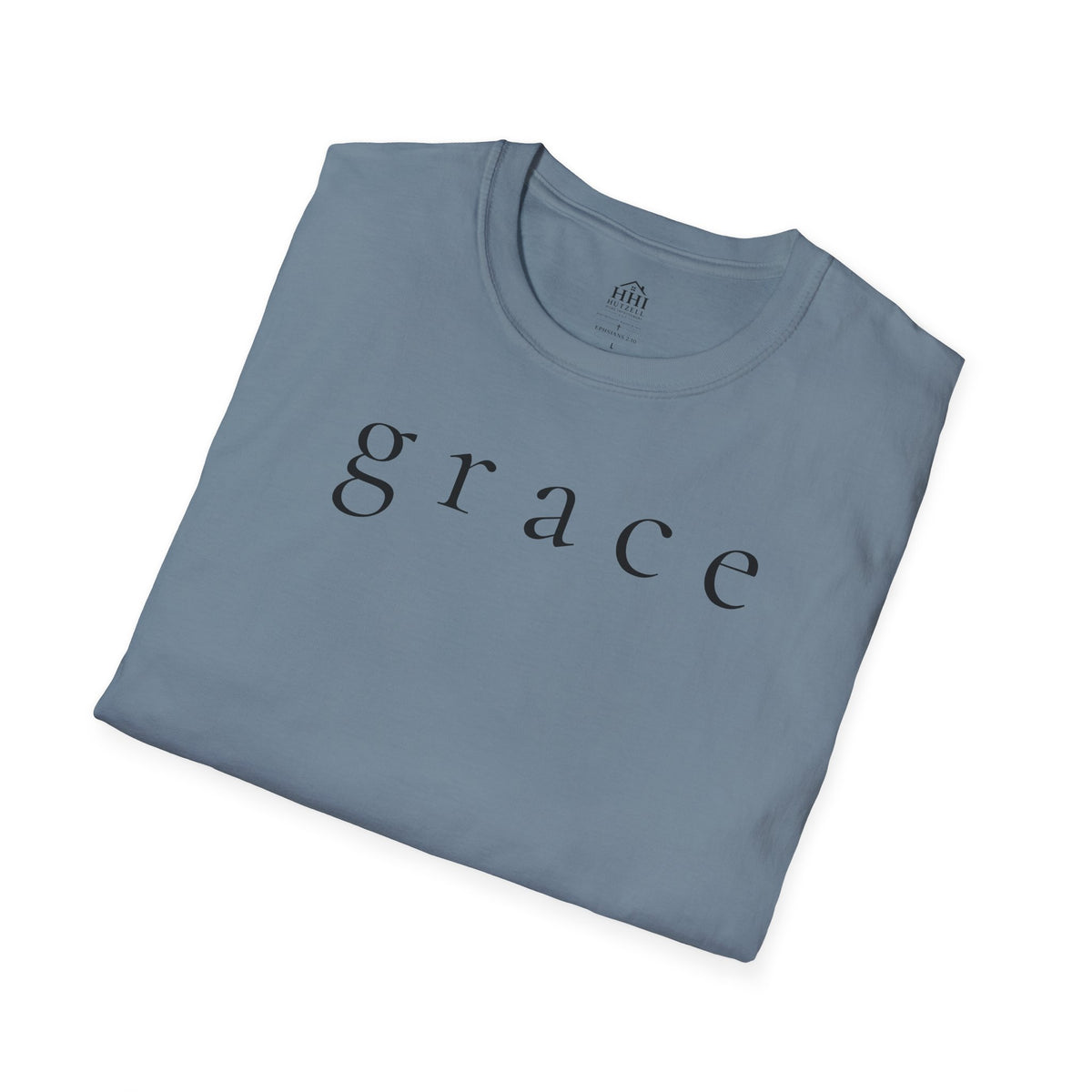 Grace Script T-Shirt — Minimalist Christian Faith Tee