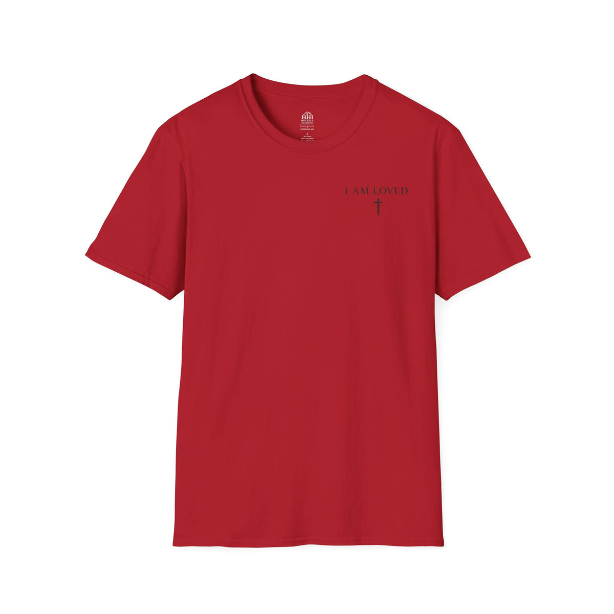 I Am Loved Christian T-Shirt — Inspirational Faith Tee with Cross