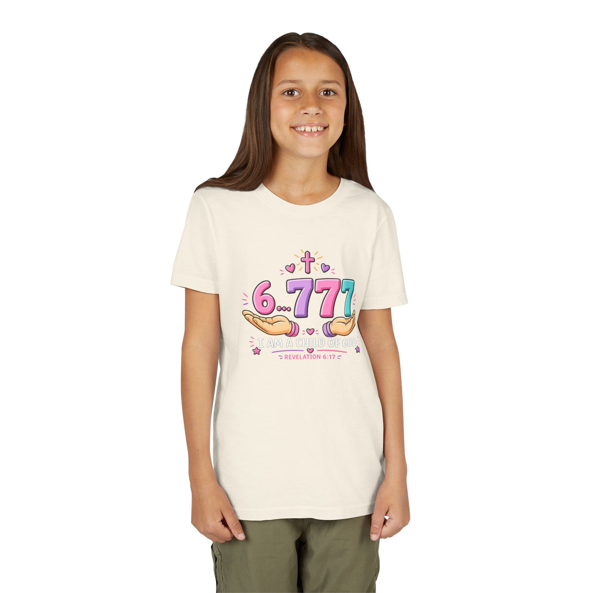 Youth 6...777 | "I am a child of God" Christian Tee