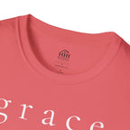 Grace Script T-Shirt — Minimalist Christian Faith Tee