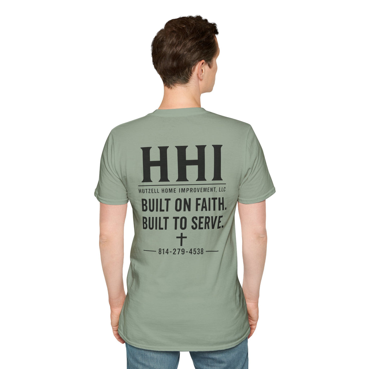 T-Shirt — HHI Built on Faith | Christian Home Improvement Logo Tee