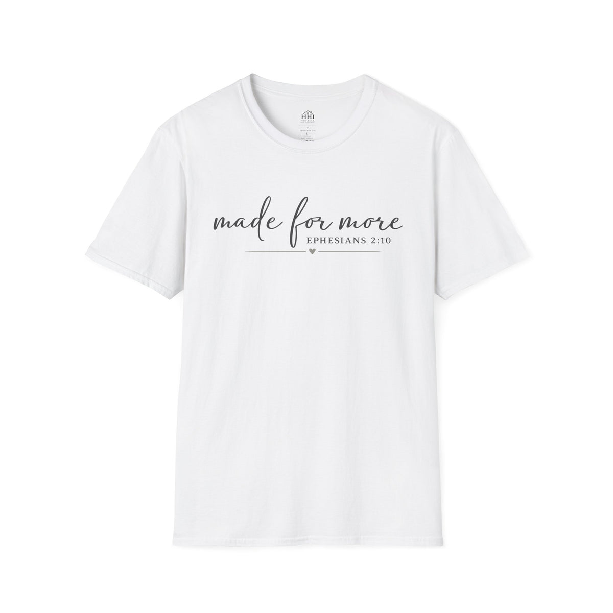 Made For More Christian T-Shirt | Minimalist Faith Graphic Tee