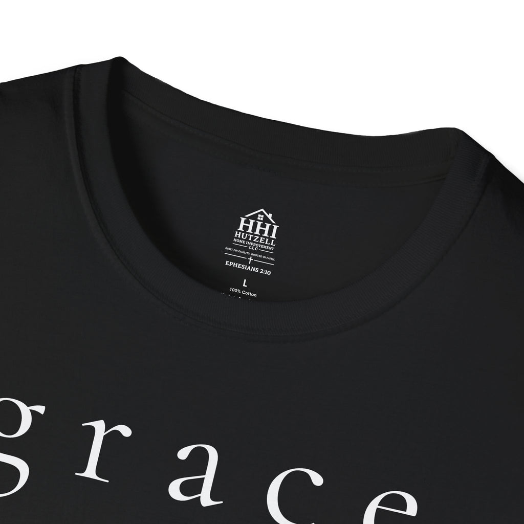 Grace Script T-Shirt — Minimalist Christian Faith Tee