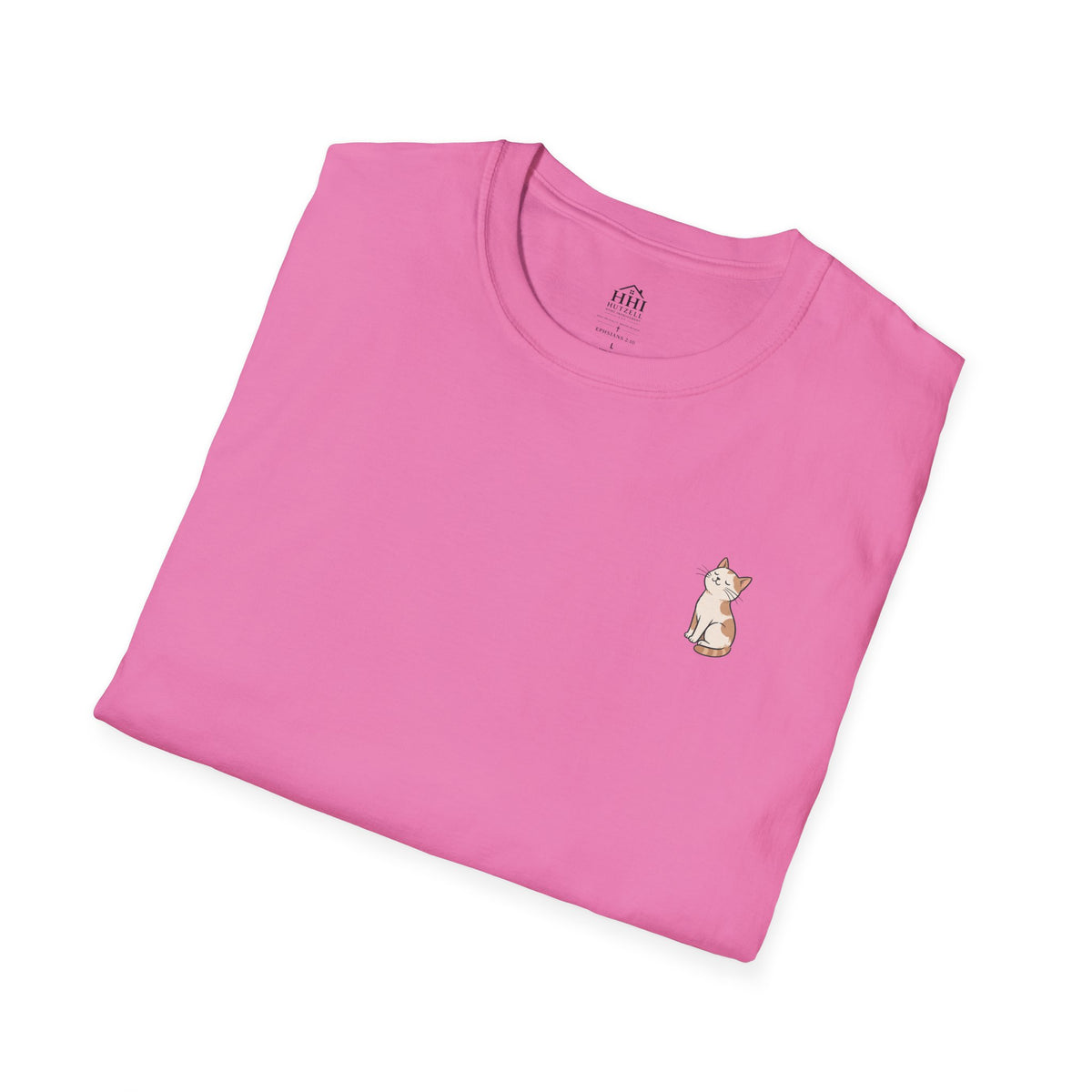 Cat 'Paws and Prayers' T-Shirt — Cute Christian Cat Graphic Tee