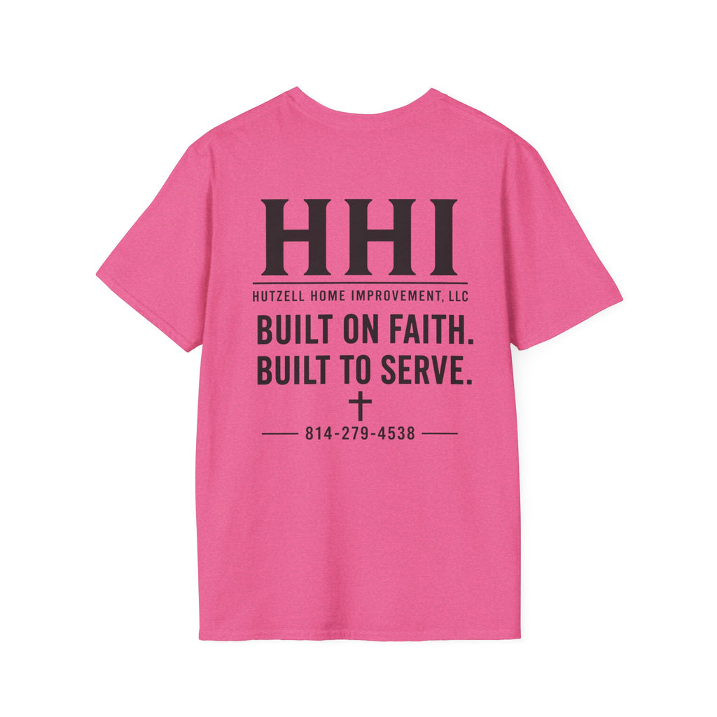 T-Shirt — HHI Built on Faith | Christian Home Improvement Logo Tee
