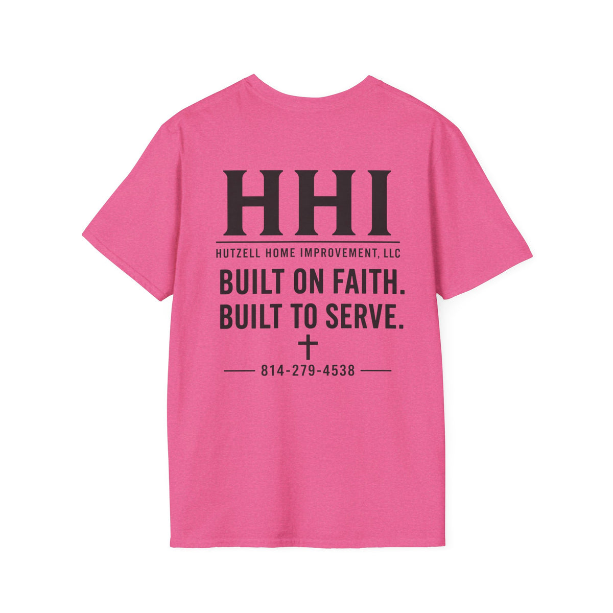 T-Shirt — HHI Built on Faith | Christian Home Improvement Logo Tee