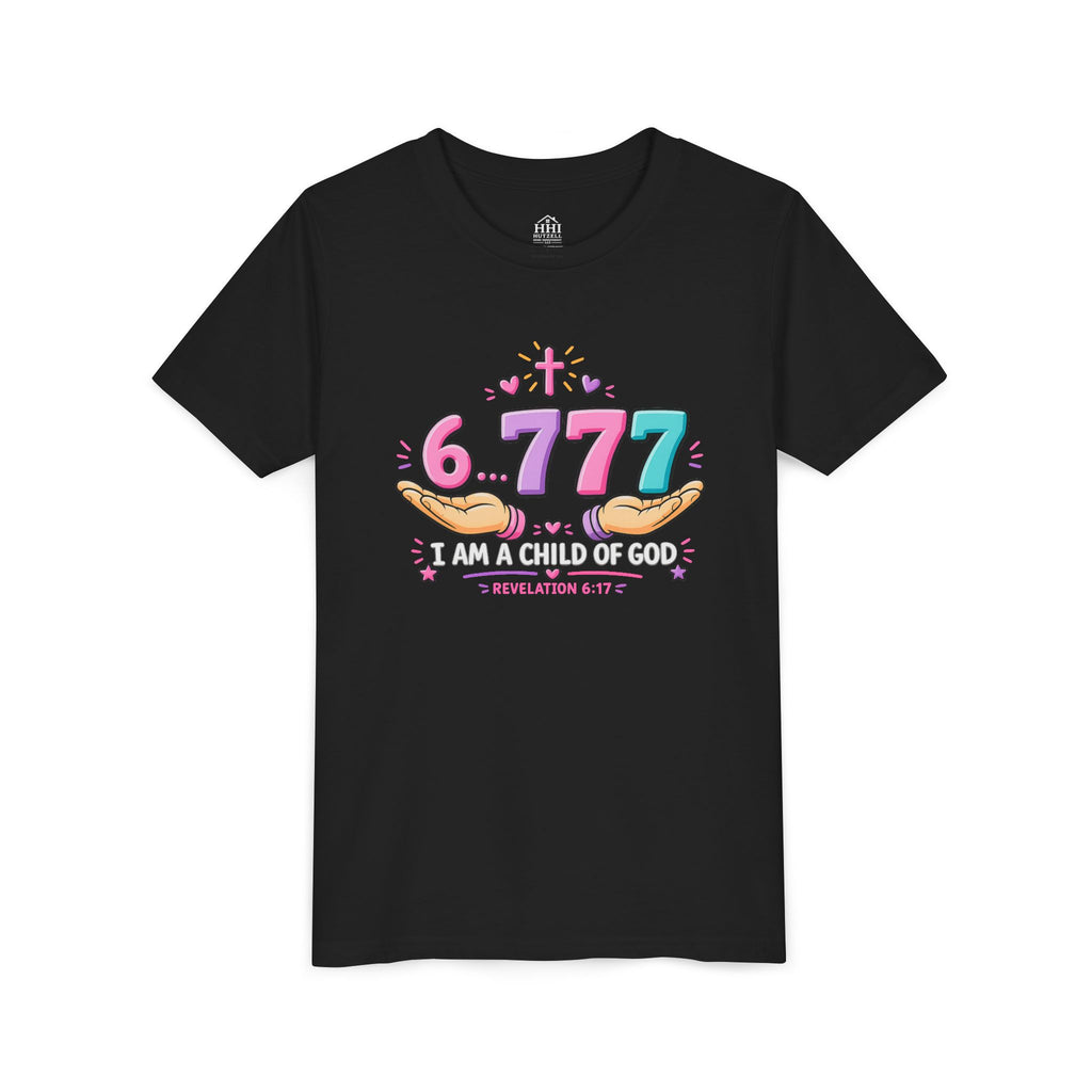 Youth 6...777 | "I am a child of God" Christian Tee