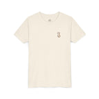 Youth Tee — "Paws and Prayers" Cat Graphic