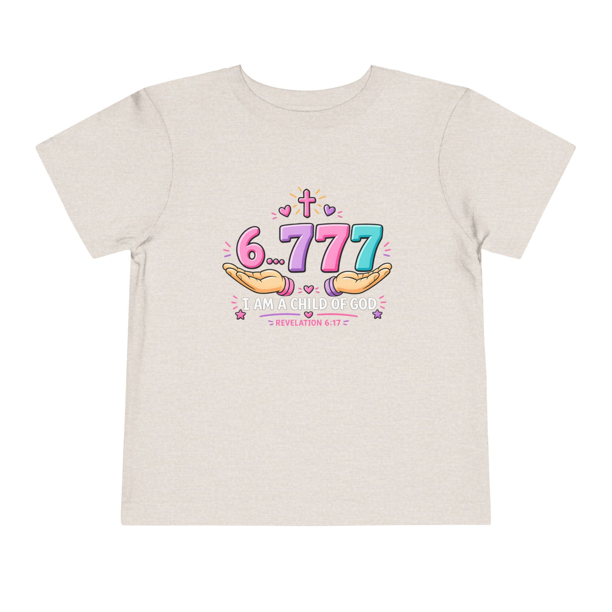 Toddler Short Sleeve Tee | 6.777 Christian Tee