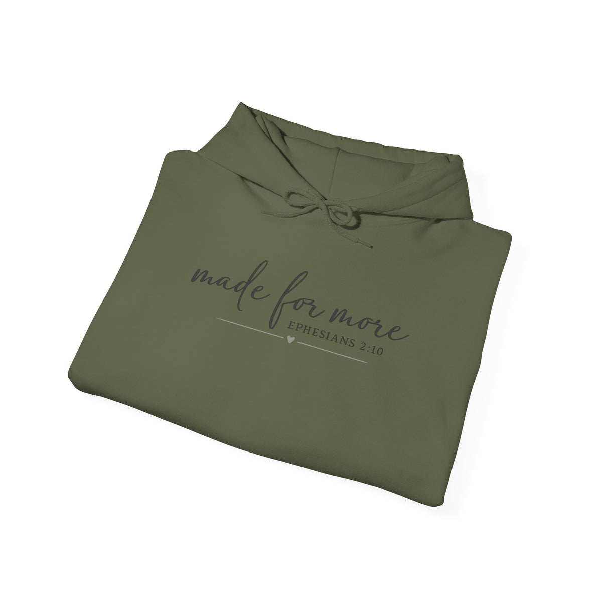 Made For More Hoodie — Inspirational Minimal Script Pullover