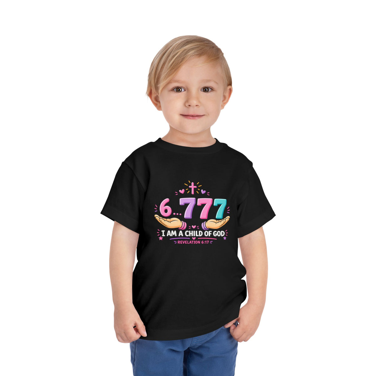 Toddler Short Sleeve Tee | 6.777 Christian Tee