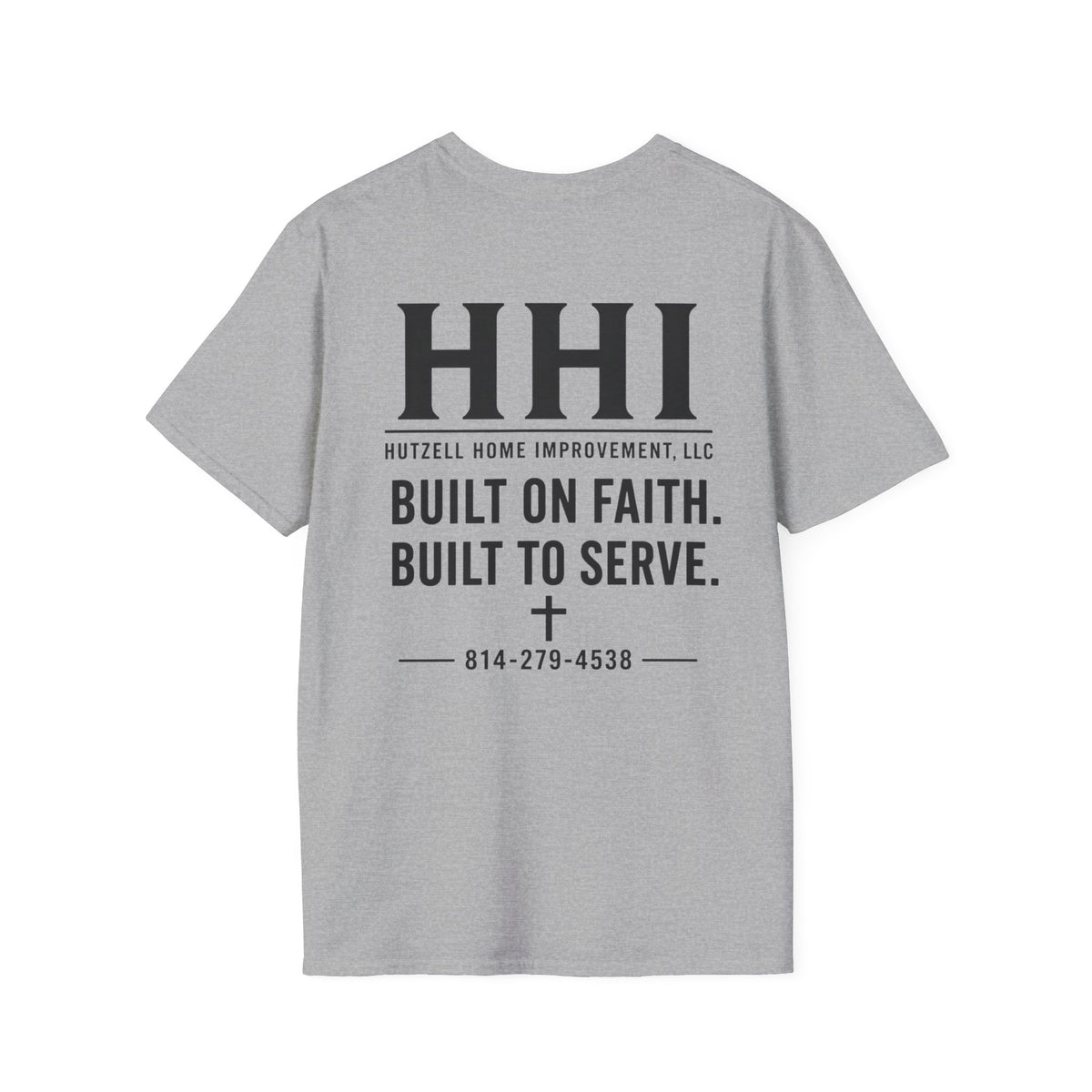T-Shirt — HHI Built on Faith | Christian Home Improvement Logo Tee