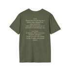Memorial Prayer T-Shirt — 'God, Thank You for Giving Me a Father' Tribute Tee