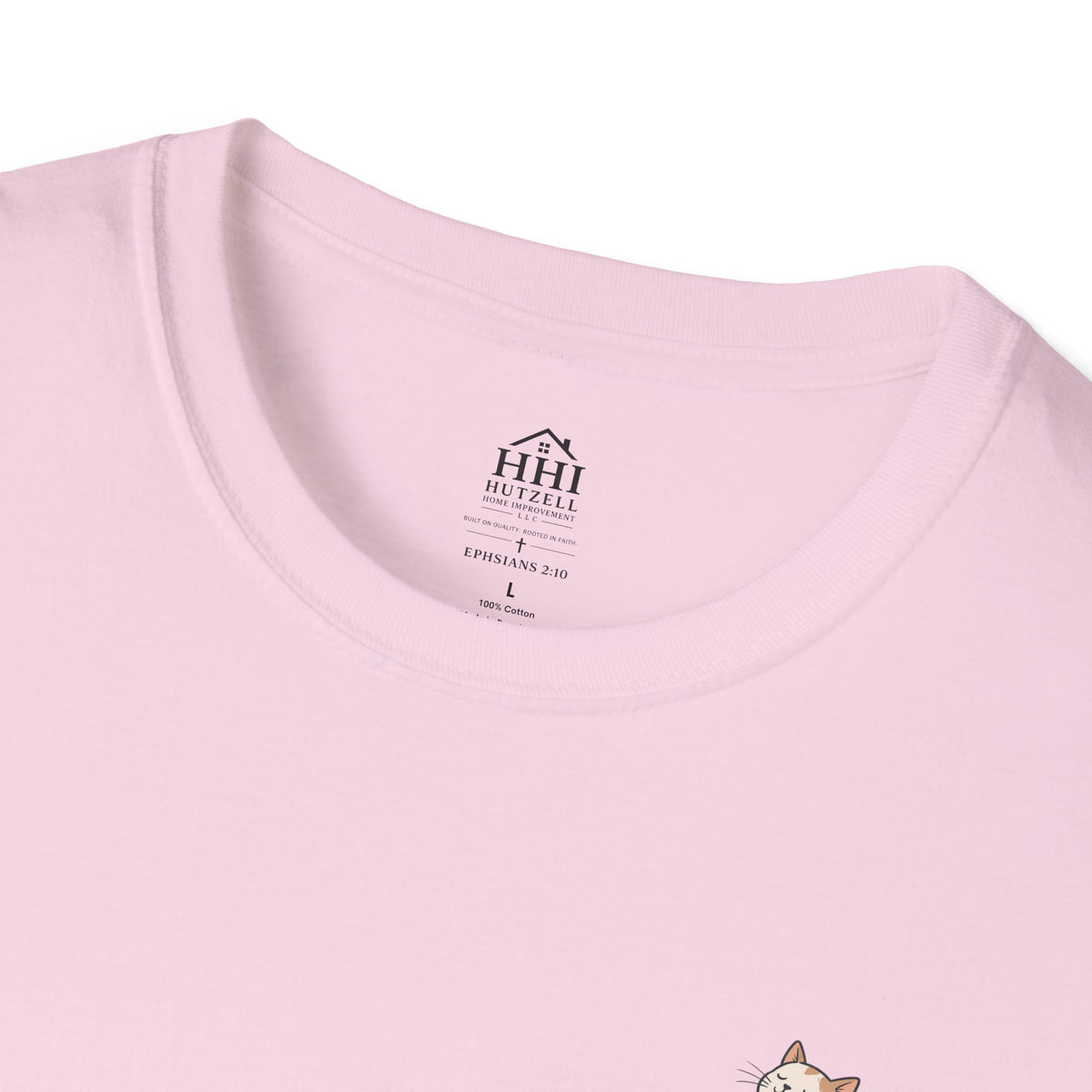 Cat 'Paws and Prayers' T-Shirt — Cute Christian Cat Graphic Tee