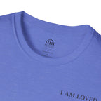 I Am Loved Christian T-Shirt — Inspirational Faith Tee with Cross