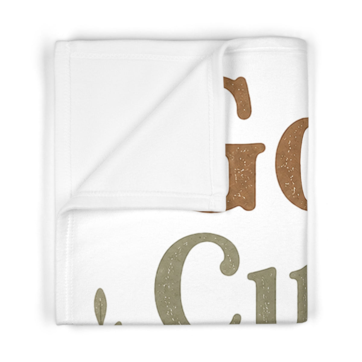 Baby Blanket — "God's Cutest Creation" Plush Fleece Nursery Throw