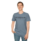 Hope Rises In Him T-Shirt — Christian Faith Inspirational Tee with Cross