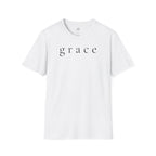 Grace Script T-Shirt — Minimalist Christian Faith Tee