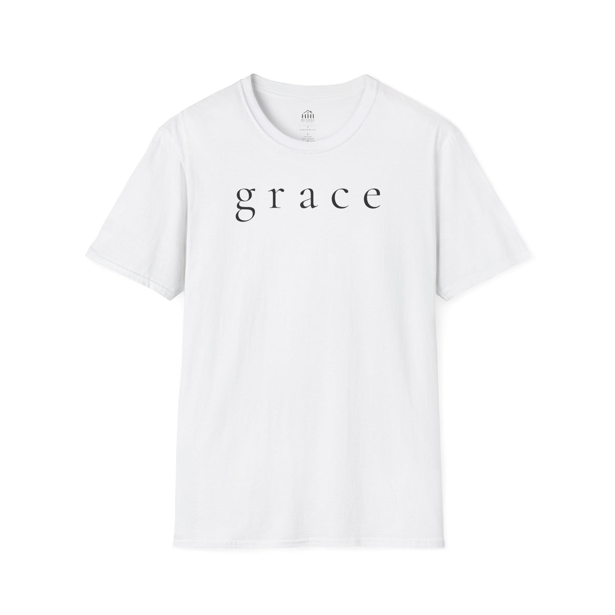 Grace Script T-Shirt — Minimalist Christian Faith Tee