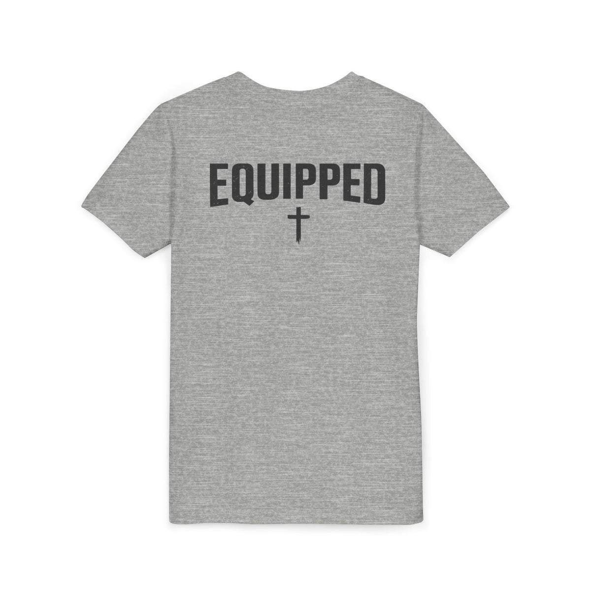 Equipped Youth Tee – Christian Kids T-Shirt with Cross & 2 Timothy 3:17