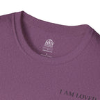 I Am Loved Christian T-Shirt — Inspirational Faith Tee with Cross