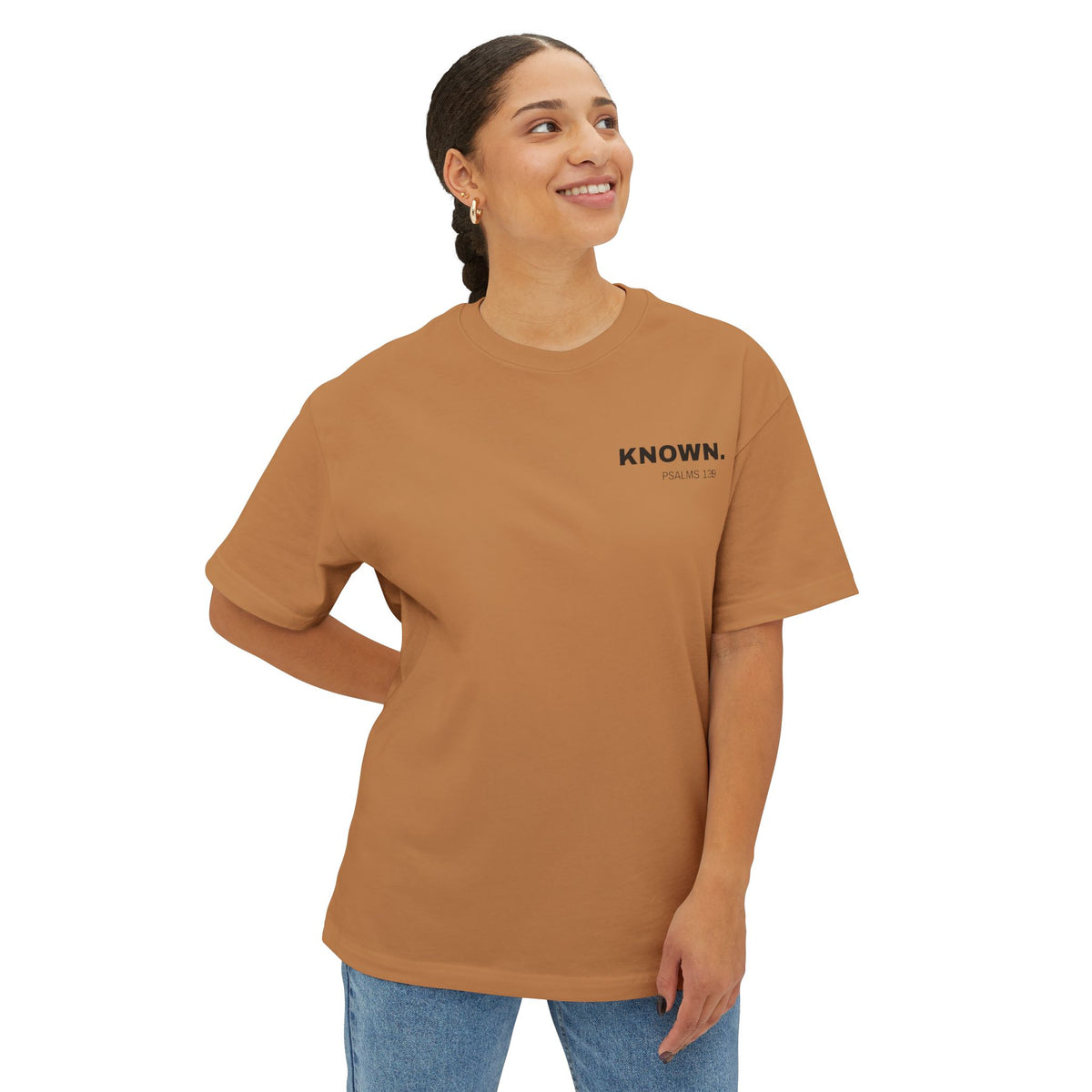Known. Graphic Tee — Inspirational Message Boxy T-Shirt