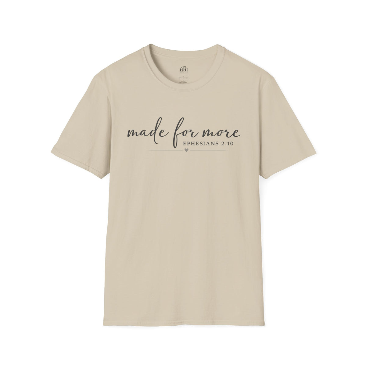 Made For More Christian T-Shirt | Minimalist Faith Graphic Tee
