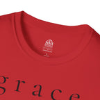 Grace Script T-Shirt — Minimalist Christian Faith Tee
