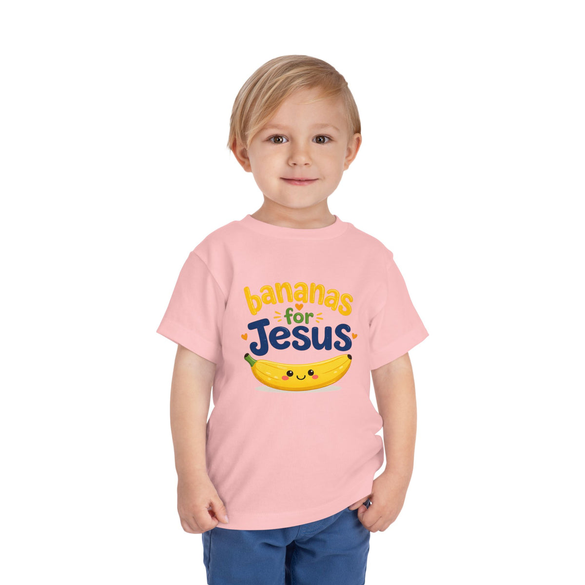 Toddler Tee — "Bananas for Jesus" Cute Christian Banana Kids T‑Shirt