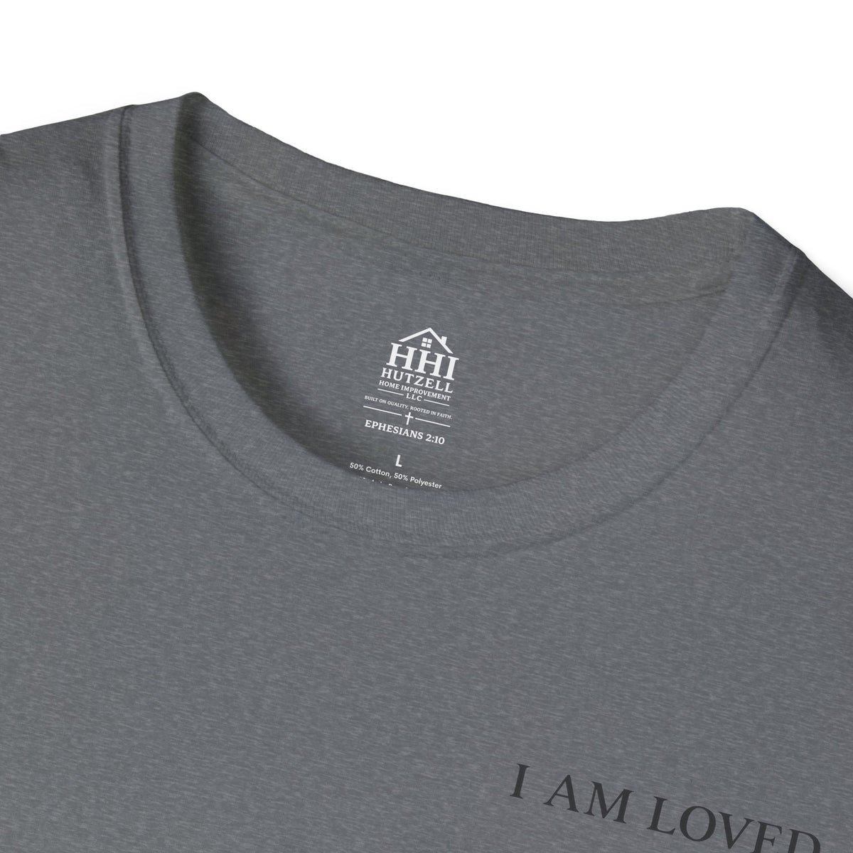 I Am Loved Christian T-Shirt — Inspirational Faith Tee with Cross