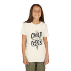 Child of God Youth Tee — Christian Kids Short Sleeve Shirt (faith, baptism, Sunday School)